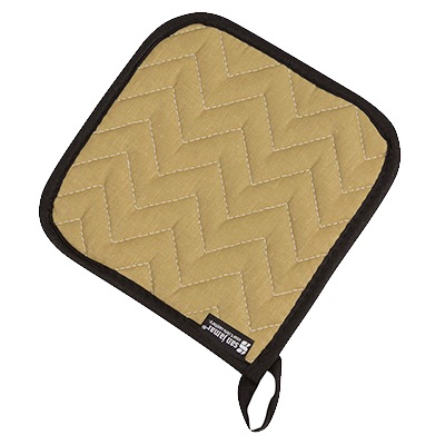 POT HOLDER 7x7 NON-STICK QUILTED TEFLON TAN