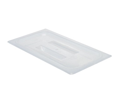 COVER 1/3 SIZE FOOD PAN W/HANDLE TRANSLUCENT