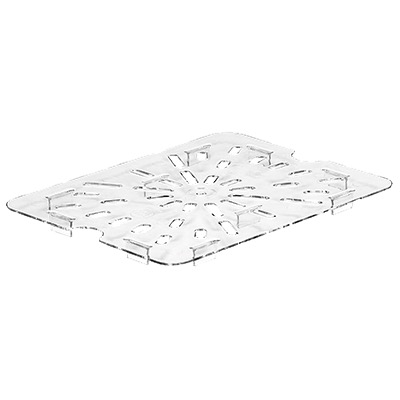 DRAIN SHELF FITS 1/2 SIZE CLEAR