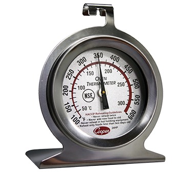 THERMOMETER OVEN 2 DIAL WITH COLORED ZONE