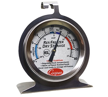 THERMOMETER 2-20/80F REFRIG FREEZER DAIL