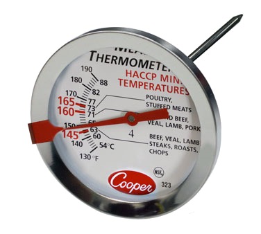 THERMOMETER MEAT DIAL TYPE 130/190 DEGREE