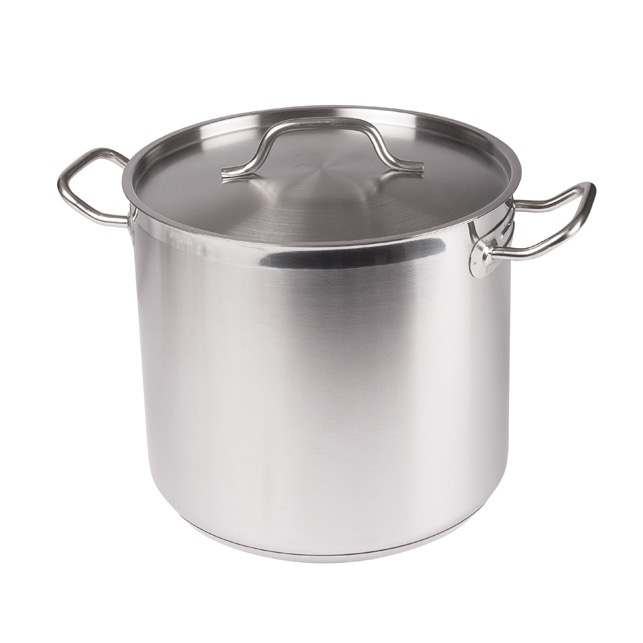 STOCK POT 16qt S/S INDUCTION RDY W/ COVER