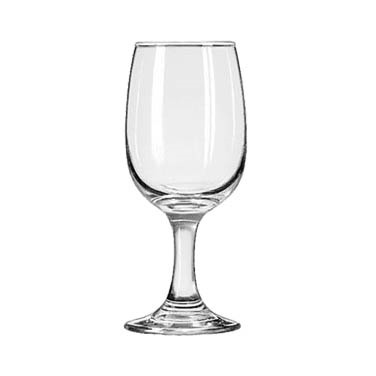 GLASS STEMWARE WINE 8.5 OZ(PEAR) 2 DOZ./CASE