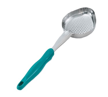 SPOODLE 6 OZ PERF OVAL BOWL 1 PC TEAL HANDLE