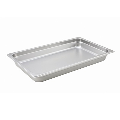 PAN STEAM TABLE FULL SIZE 2.5 DEEP SS 8.2 QT