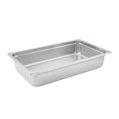 PAN STEAM TABLE FULL SIZE 4 DEEP SS 14.8 QT