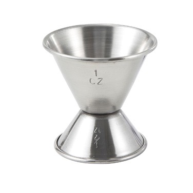 JIGGER ST/STL 1/2 x 1 OZ. SATIN FINISH