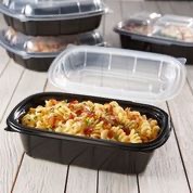 6x9x3 Tray Carryout 1 Comp - PP Clamshell 50 CT