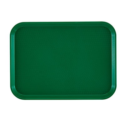 TRAY FAST FOOD PLASTIC SHERWOOD GREEN 12X16