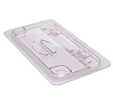 COVER PAN 1/6 SIZE HINGED FLIP LID CLEAR