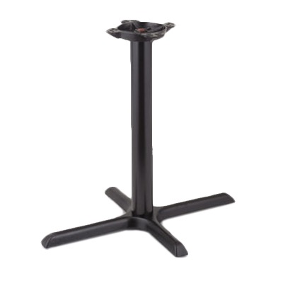 TABLE BASE STAND UP 22X30 W/3COLUMN BLACK (2099)
