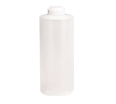 SQUEEZE BOTTLE W/HINGED CAP 32 OZ NATURAL