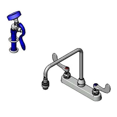 DECK MOUNT FAUCET W/SPRAY VALVE TSB-2346