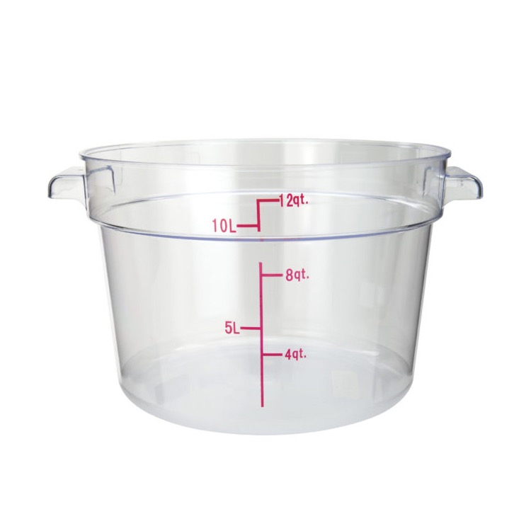 STORAGE CONTAINER RD 12 QT CLEAR