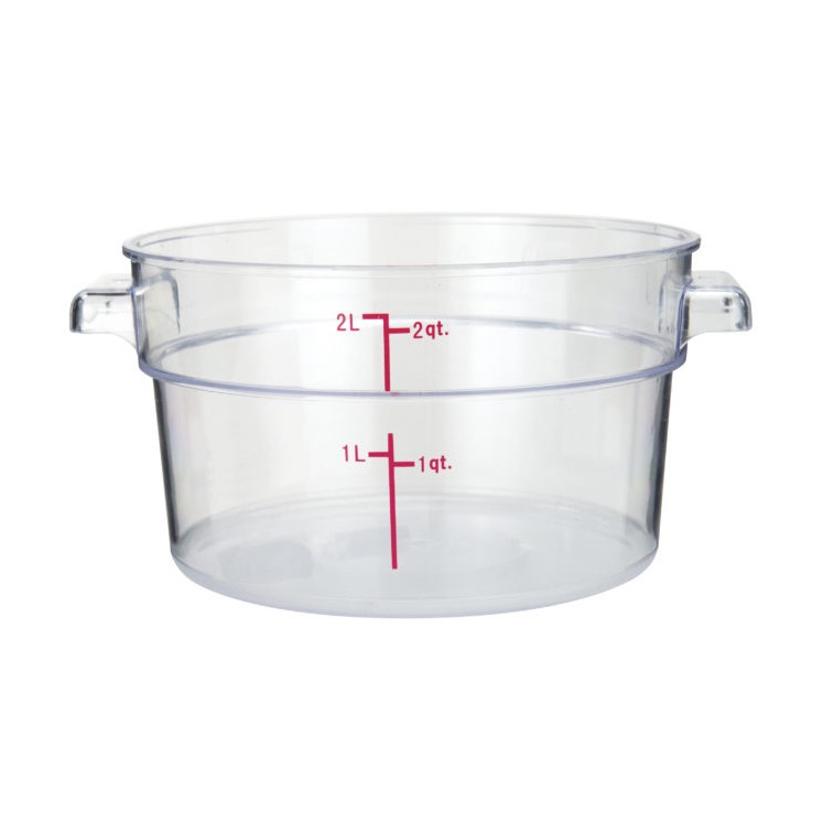 STORAGE CONTAINER RD 2 QT CLEAR