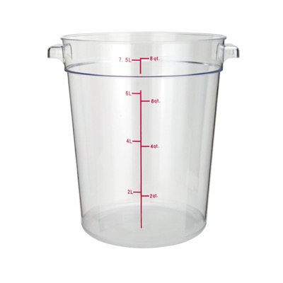 STORAGE CONTAINER RD 8 QT CLEAR