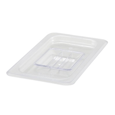 COVER FOOD PAN 1/4 W/HANDLE CLEAR