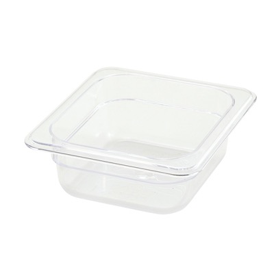 PAN 1/6 SIZE 2-1/2 DEEP CLEAR