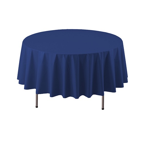 COVER TABLE NAVY 84 ROUND