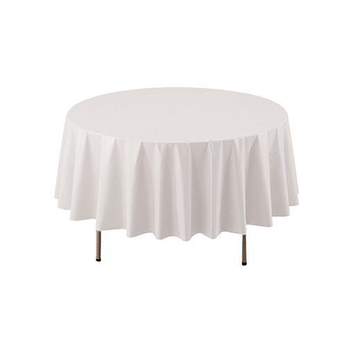 COVER TABLE WHITE 84 ROUND