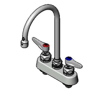 FAUCET DECK MOUNT 4-CTRS W/GOOSENECK TSB-1141