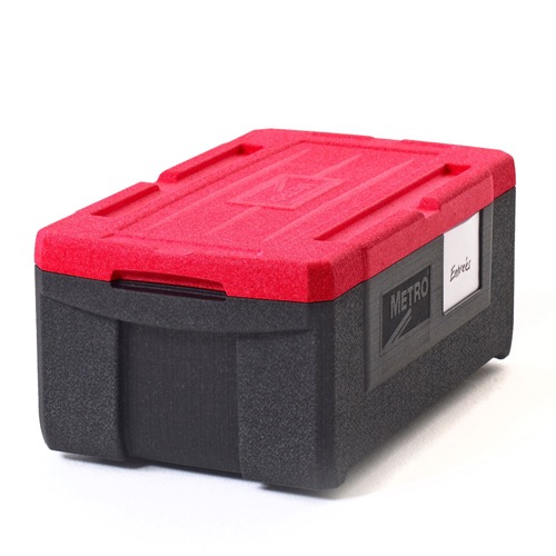 MIGHTYLITE CARRIER 3 PAN TOP LOAD STACKABLE BLACK/RED