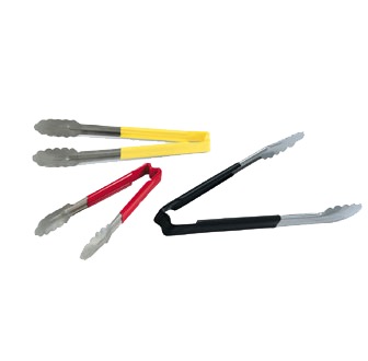 TONGS UTILITY 12 RED COATED HANDLE