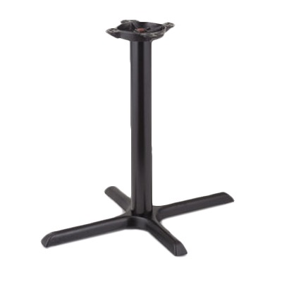 TABLE BASE 22X30 BLACK W/3 BLACK COLUMN (2099)