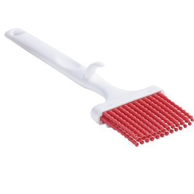 BRUSH PASTRY HIGH HEAT 3 W/HOOK RED SILICONE