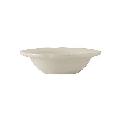 BOWL GRAPEFRUIT 8 OZ SHELL PATTERN SCALLOPED EDGE EGGSHELL (3DZ/CS)