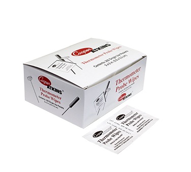 THERMOMETER ANTIBACTERIAL WIPES PROBE 10 BOXES OF 200 IN A CASE
