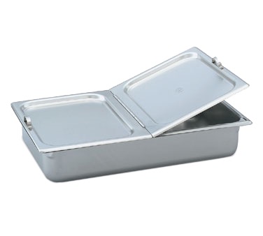 COVER STEAM PAN SS FULL SZ HINGED SOLID