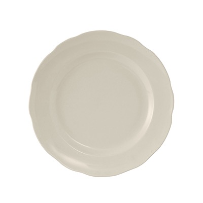 PLATE 7-1/4 SHELL PATTERN SCALLOPED EDGE EGGSHELL (3DZ/CS)