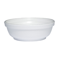 BOWL FOAM WHITE SQUAT 6 OZ 1000/CS 50/PK