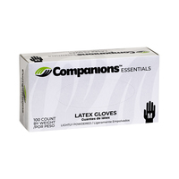 GLOVE LATEX LIGHT POWDER MEDIUM 100 CT BX GLOVE LATEX LIGHT POWDER MEDIUM 100 CT BX