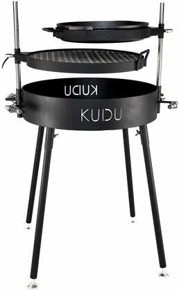 GRILL PORTABLE 24 INCH BLACK W/WARMING RACK KUDU