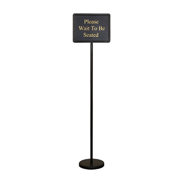 HOSTESS SIGN 60 W/ 15 MESSAGES STAND BASE