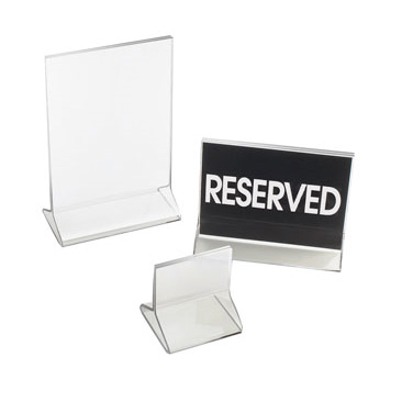 HOLDER 4x8 DISPLAYETTES CARD CLEAR ACRYLIC