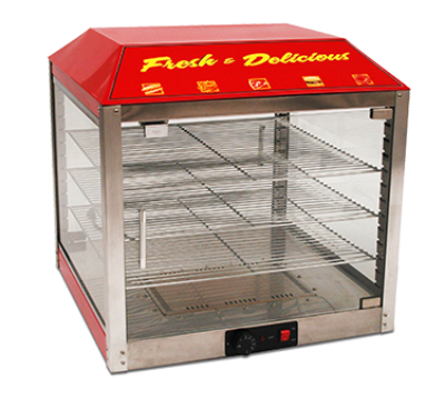 CASE DISPLAY HOT 18 WARMER/MERCHANDISER 23W x 23D x 24.5H 120V CASE DISPLAY HOT 18 WARMER/MERCHANDISER 23W x 23D x 24.5H 120V