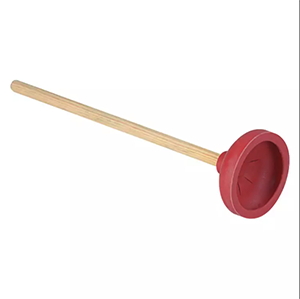 PLUNGER TOILET 18 WOOD