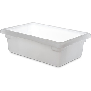 BOX FOOD STORAGE 3.5 GAL 18x12x6 PLASTIC WHITE