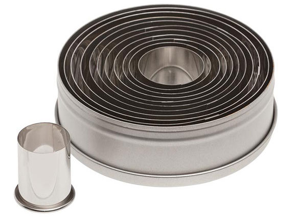 CUTTER SET 11 PC ROUND PLAIN 7/8 TO 3-5/8