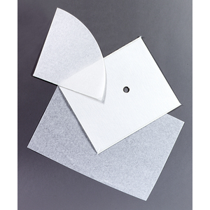 FILTER PAPER ENVELOPE TYPE W/HOLE 13.5X20.5 WHITE 100/CS (For BKI Brands)