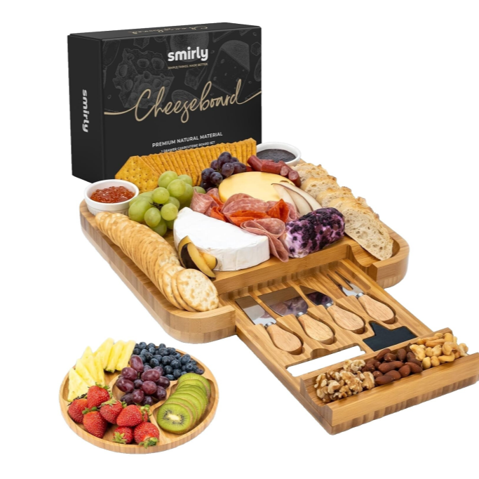 CHARCUTERIE CHEESE BOARD V1 INCLUDES FRUIT BOARD
