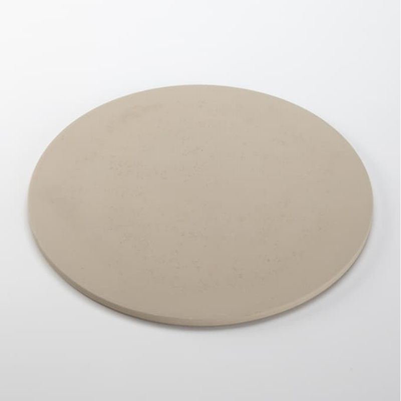 PIZZA BAKING STONE ROUND CERAMIC 15"X3/8"H